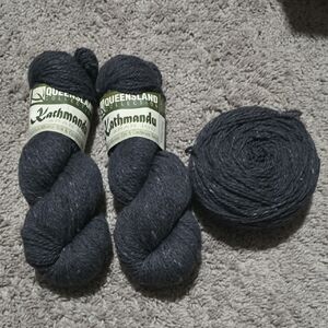 Queensland Collection Kathmandu Yarn in Charcoal Tweed Grey